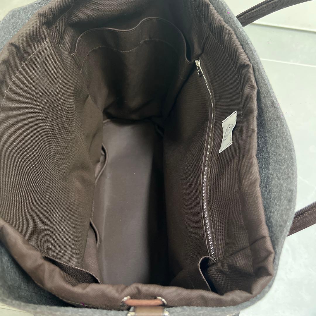 HERMÈS グレー トートバッグ