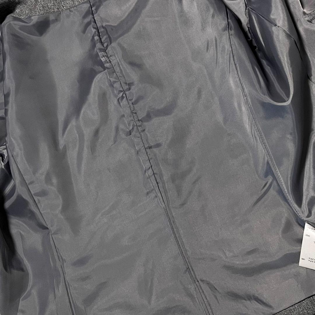 【美品】【洗える】【L】a.v.v ノーカラースーツセットアップ レディース