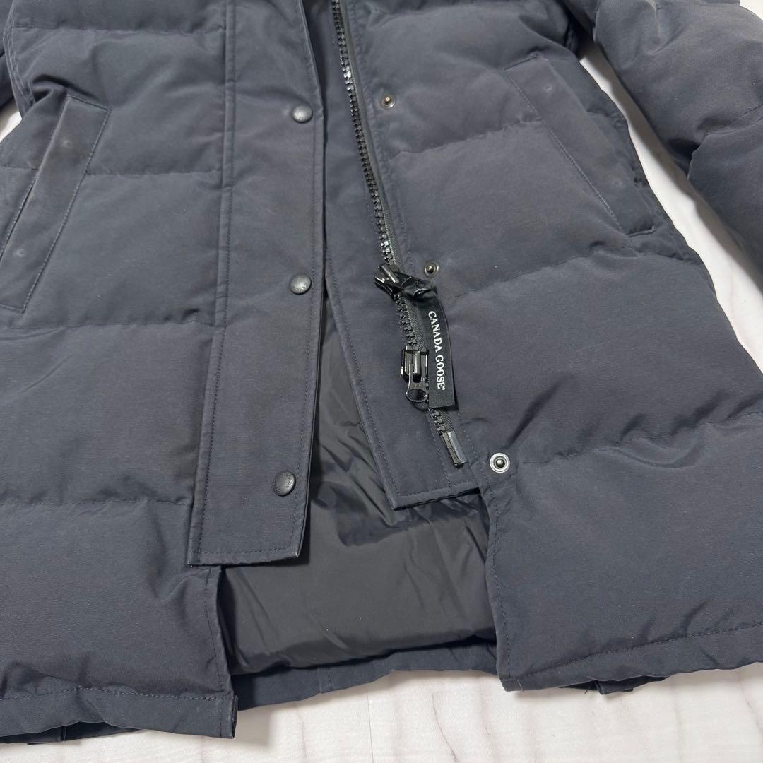 カナダグース マッケンジーパーカ ダウンコート 紺色 M相当 サザビー Aライン
