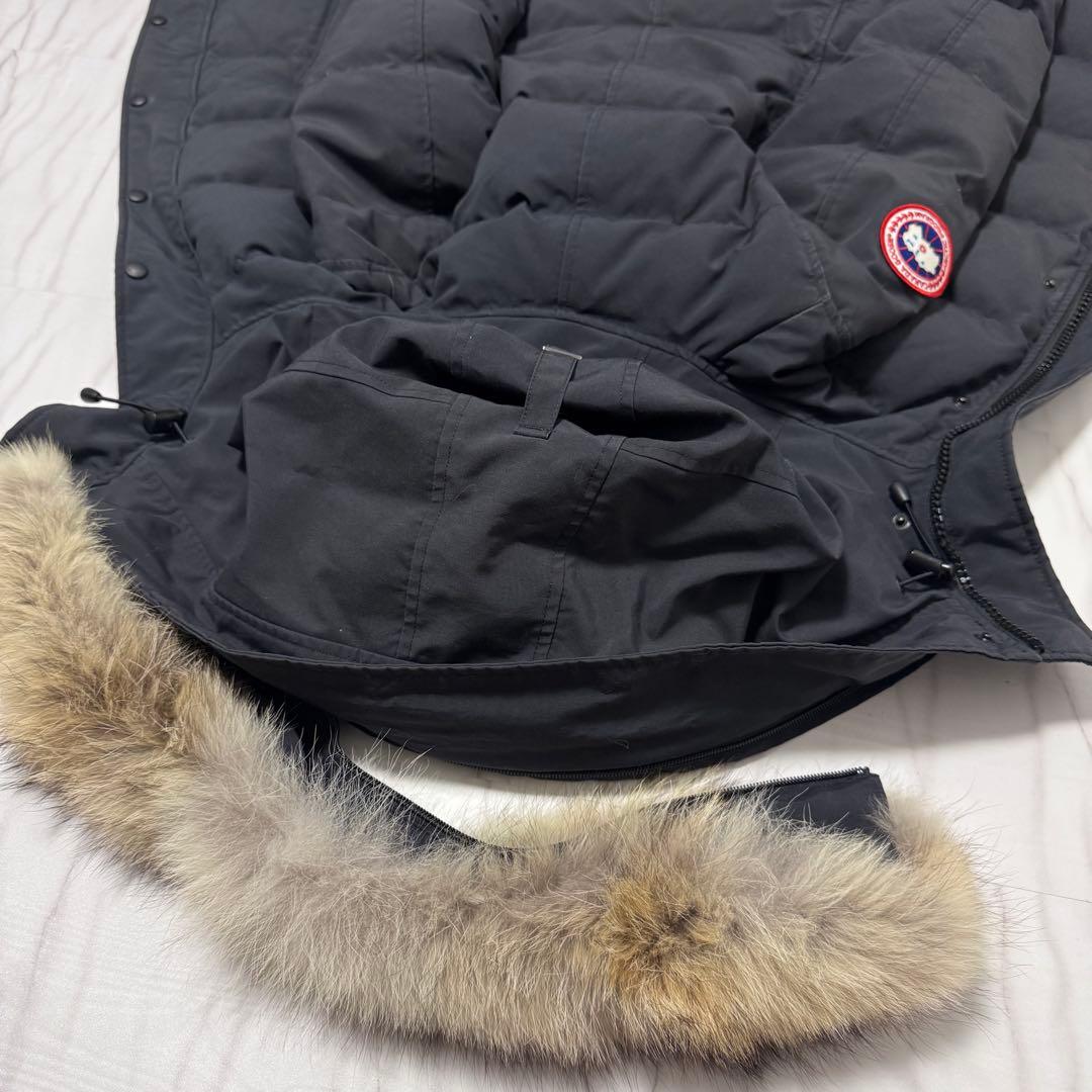 カナダグース マッケンジーパーカ ダウンコート 紺色 M相当 サザビー Aライン