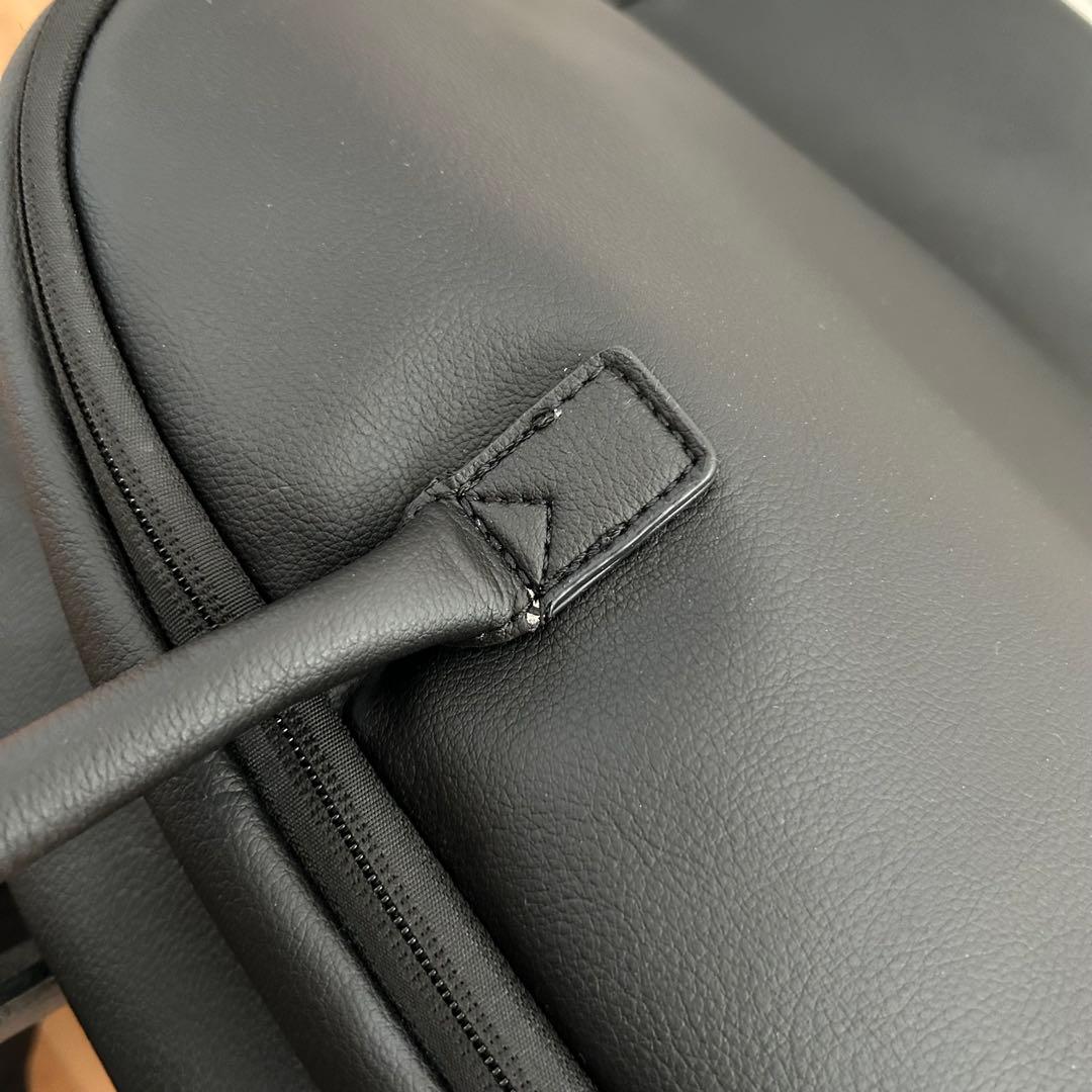 Aww ボストンバッグ サボテンヴィーガンレザー ブラック 30L