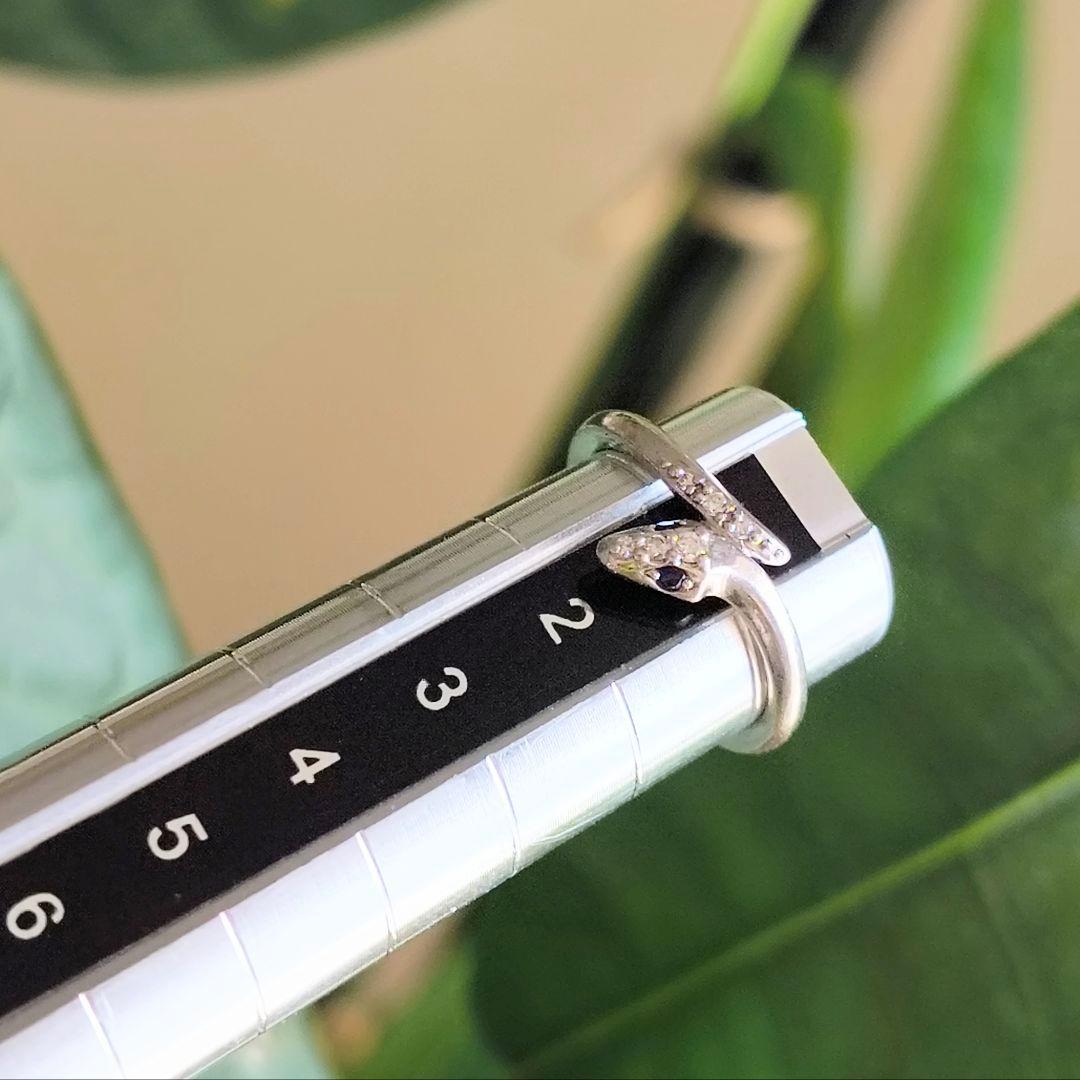 スタージュエリー　プラチナ　PYTHON KNOT　ヘビ　ピンキーリング　1号