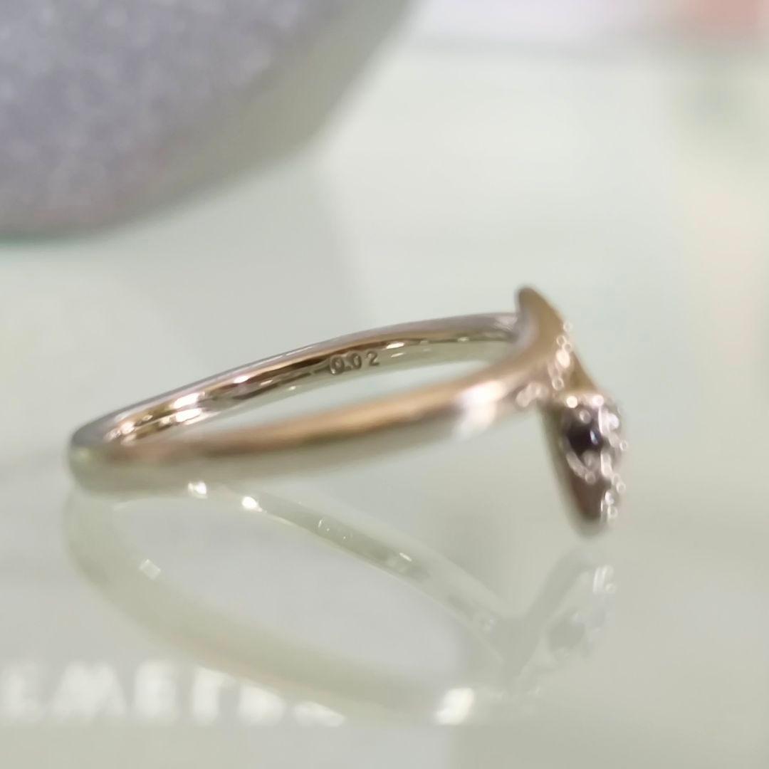 スタージュエリー　プラチナ　PYTHON KNOT　ヘビ　ピンキーリング　1号