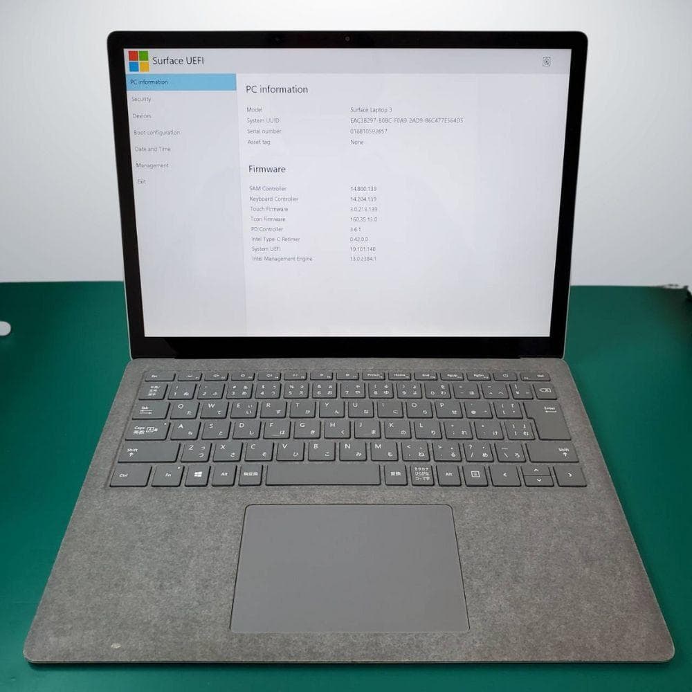 Surface Laptop 3 Corei5 10世代 8GB 256GB