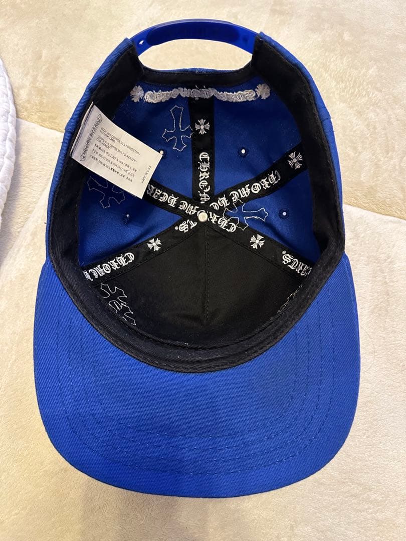 ア*メ様 クロムハーツ　9パッチキャップ　BLUE