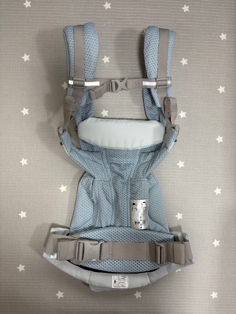 【日本限定】【極美品】エルゴベビー OMNI breeze ミストブルー