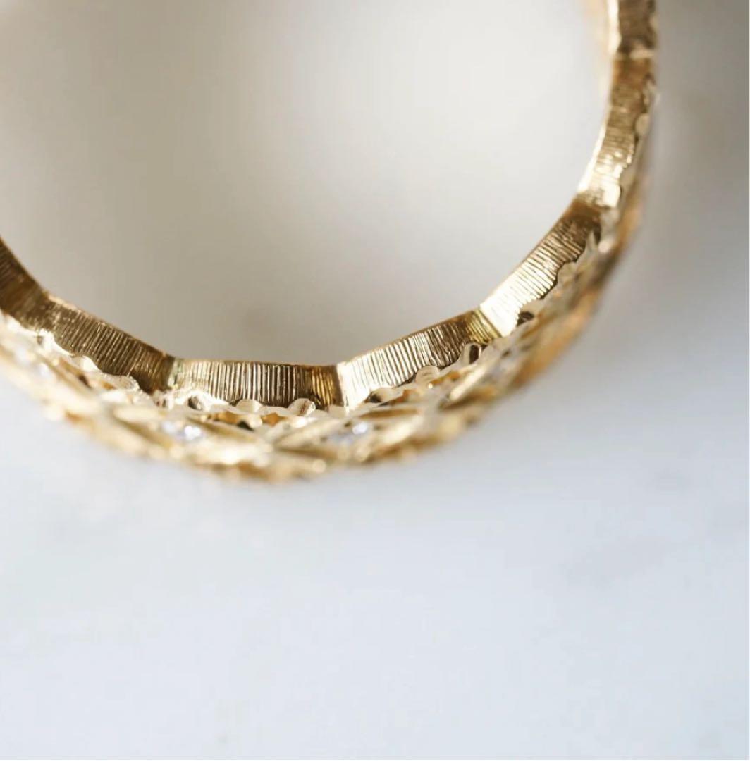 effe jewelry Delicatura YG ダイヤ　リング