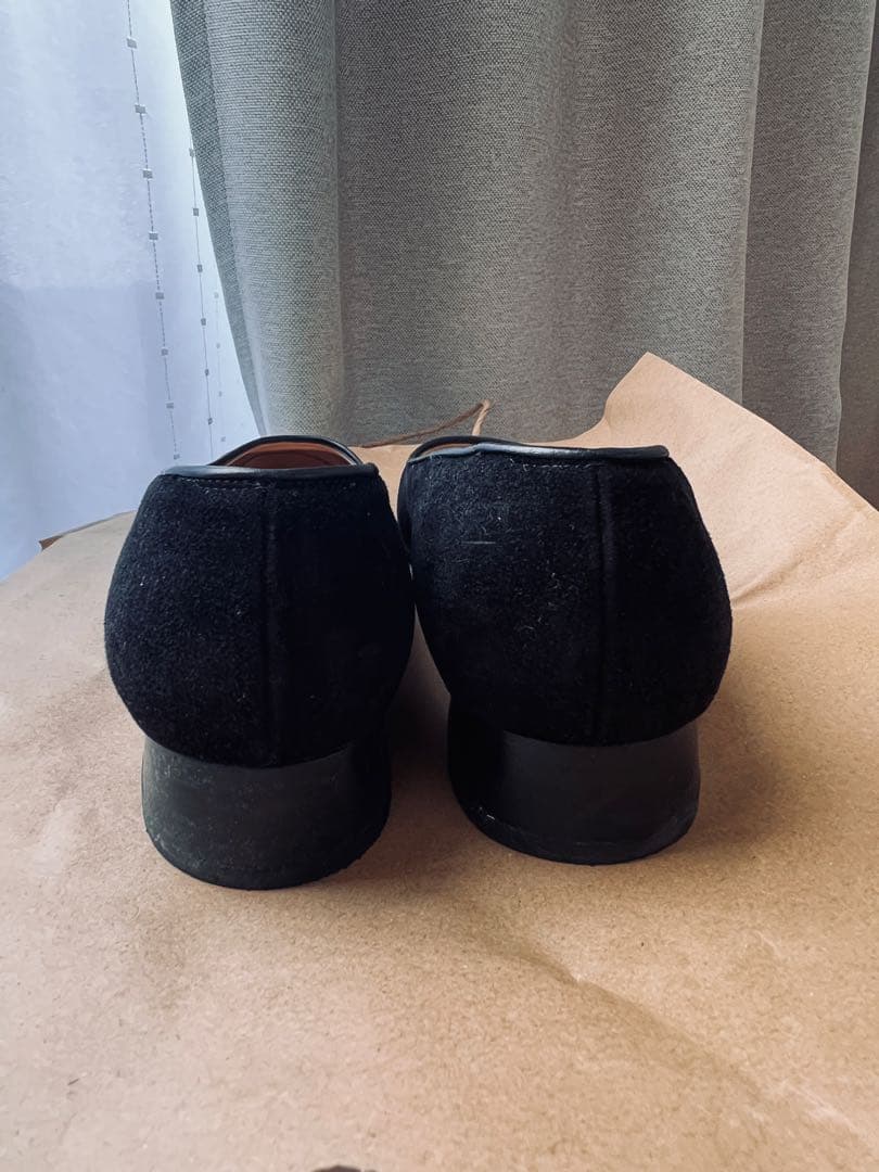 フェラガモ ヴィンテージ パンプス ブラック バイカラー