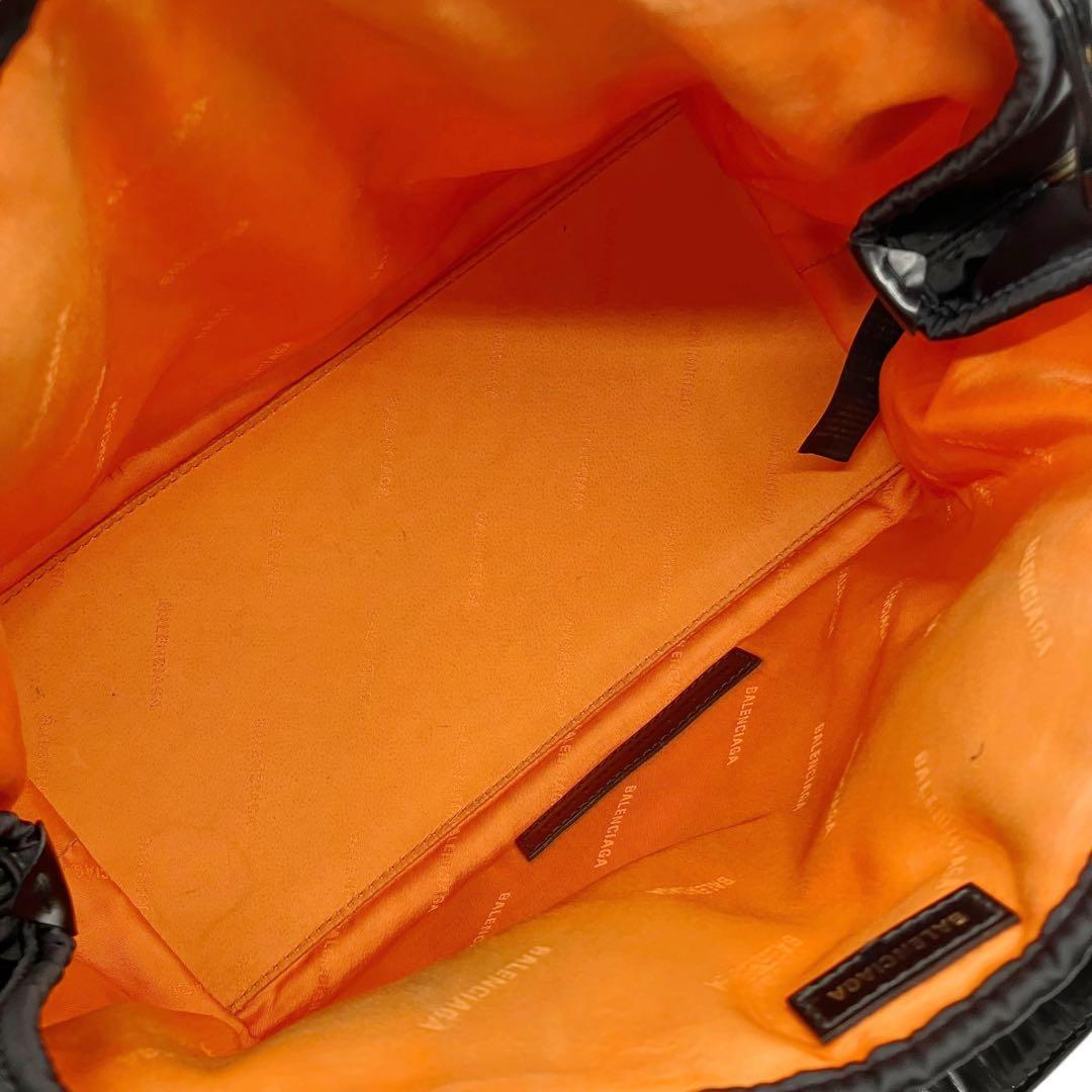 良品✨ バレンシアガ ネイビーカバスS ハンドバッグ ナイロン ブラック