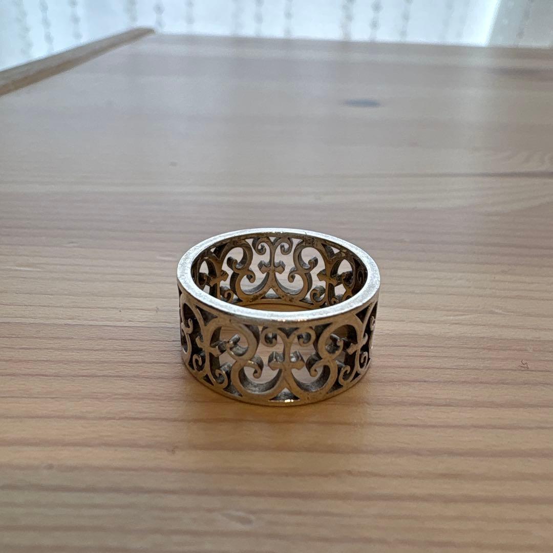 ティファニー　透かし模様 シルバー925 リング　エンチャント