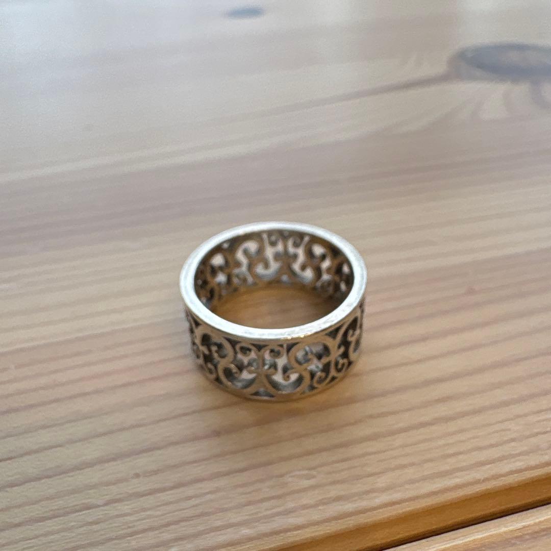 ティファニー　透かし模様 シルバー925 リング　エンチャント
