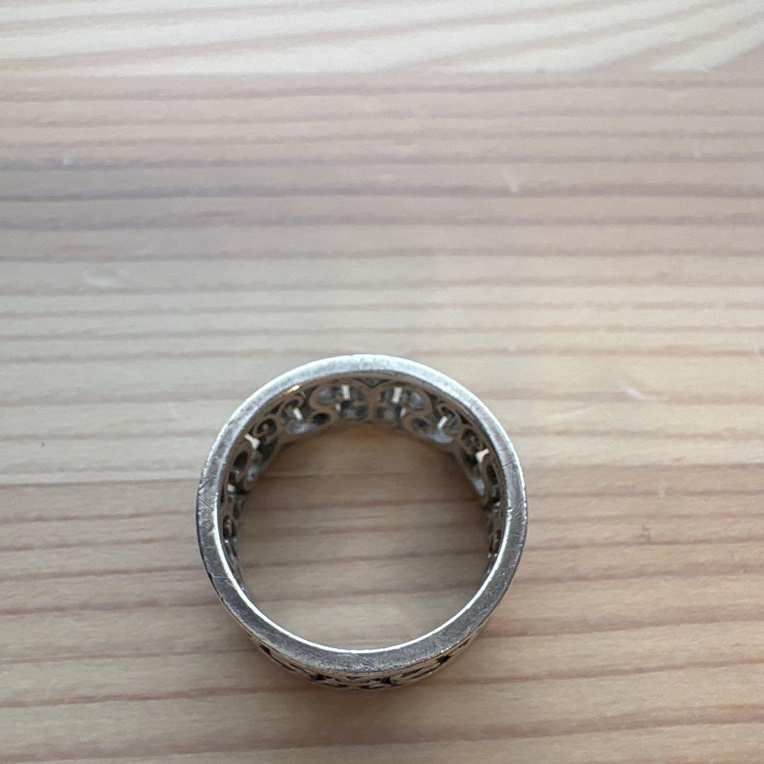 ティファニー　透かし模様 シルバー925 リング　エンチャント