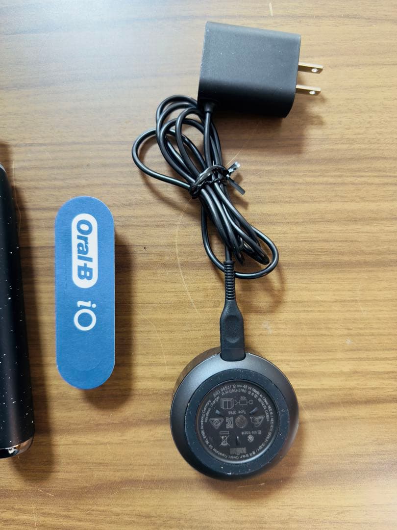 超美品★ブラウン 電動歯ブラシ オーラルB iO10コズミックブラック　新ブラシ