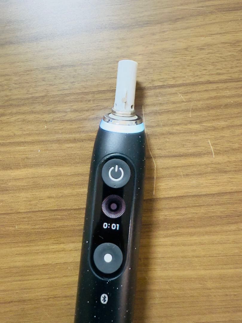 超美品★ブラウン 電動歯ブラシ オーラルB iO10コズミックブラック　新ブラシ