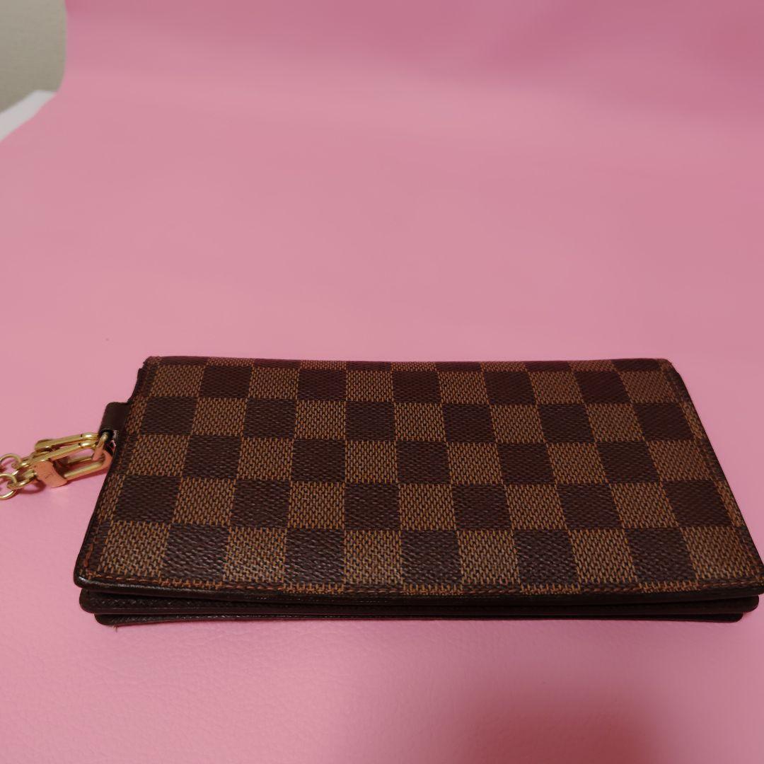 ダミエ 長財布チェーン付き