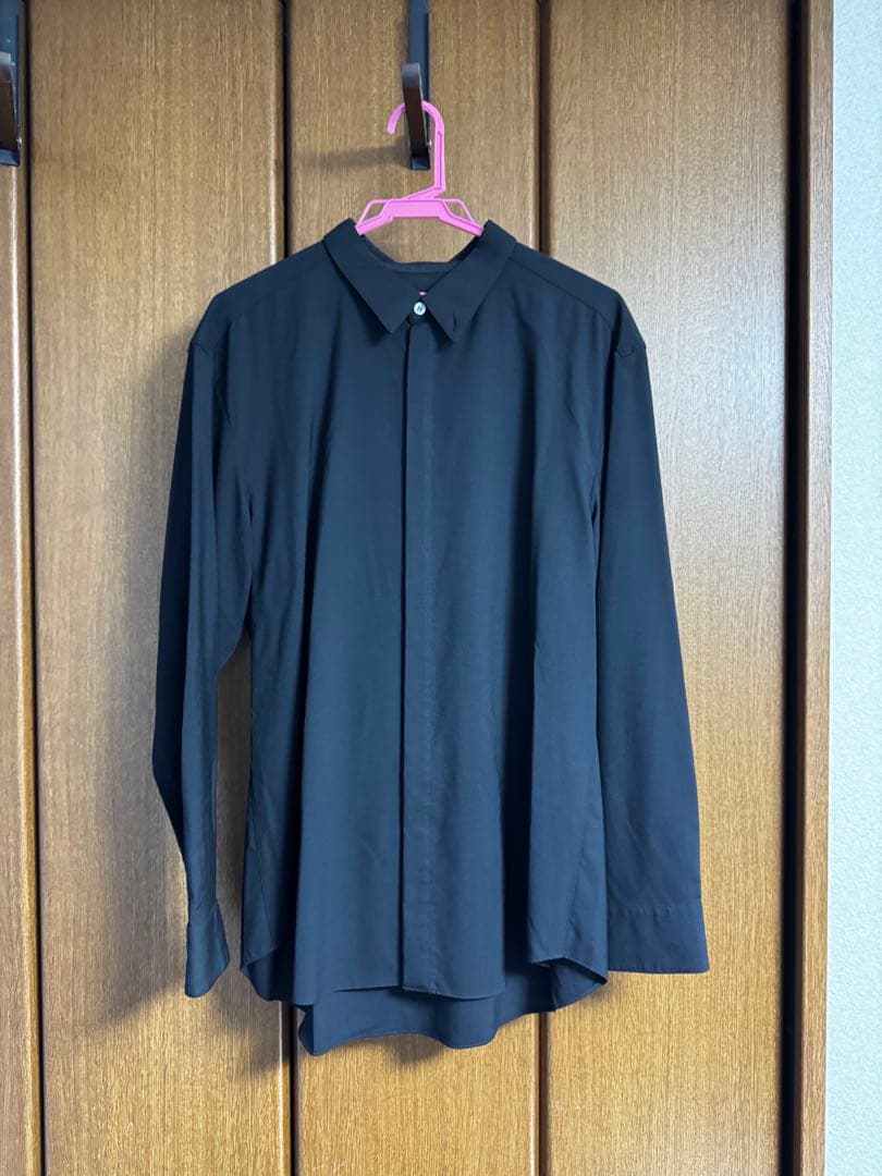 着用2回　OVERCOAT ブラック 長袖シャツ　サイズ2