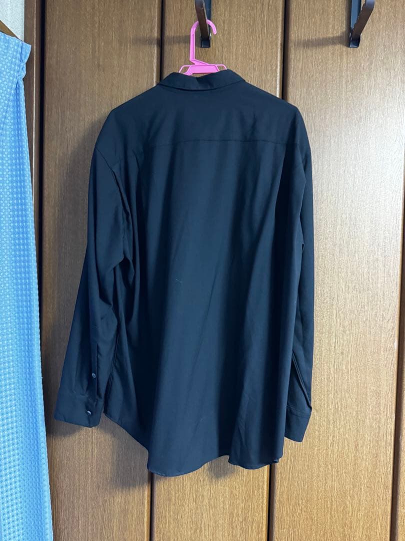 着用2回　OVERCOAT ブラック 長袖シャツ　サイズ2
