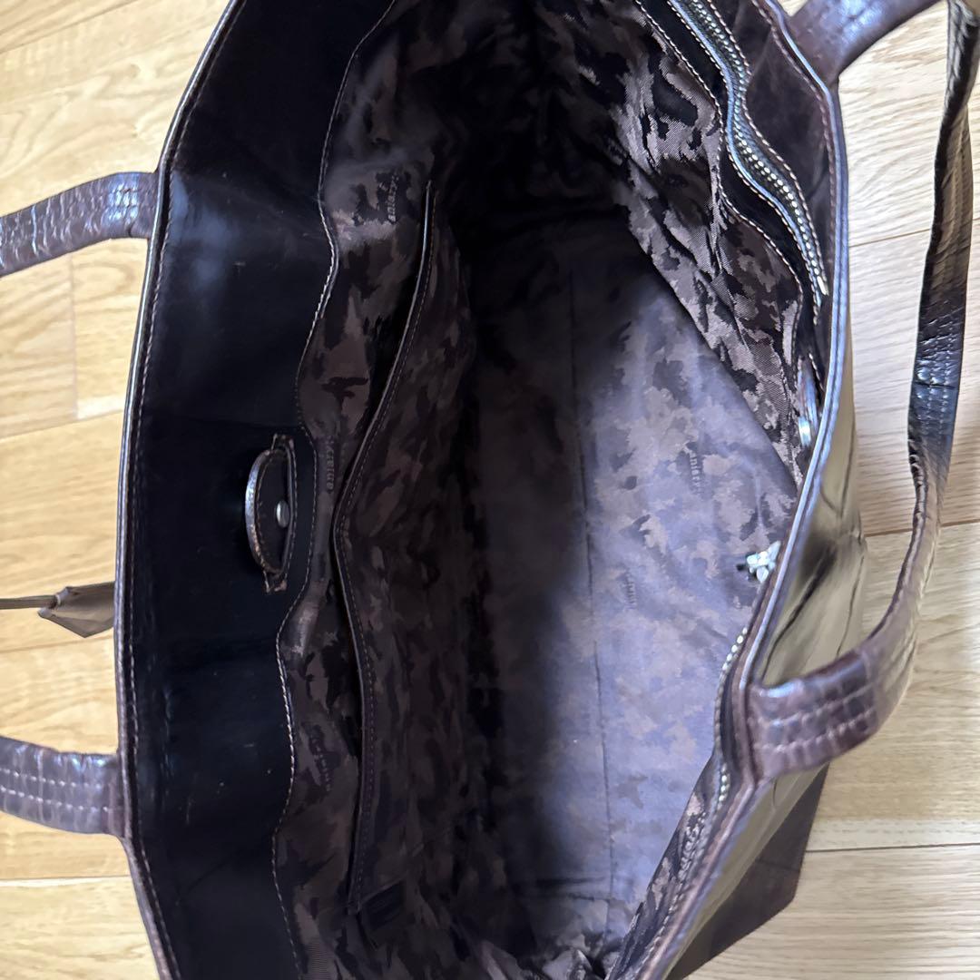 aniary トートバッグ　ダークブラウン　廃盤品