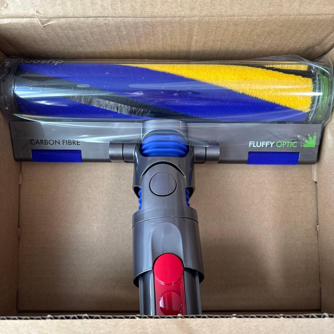 ダイソンクリーナーヘッドLEDのFluffy Opticヘッド V12対応 純正