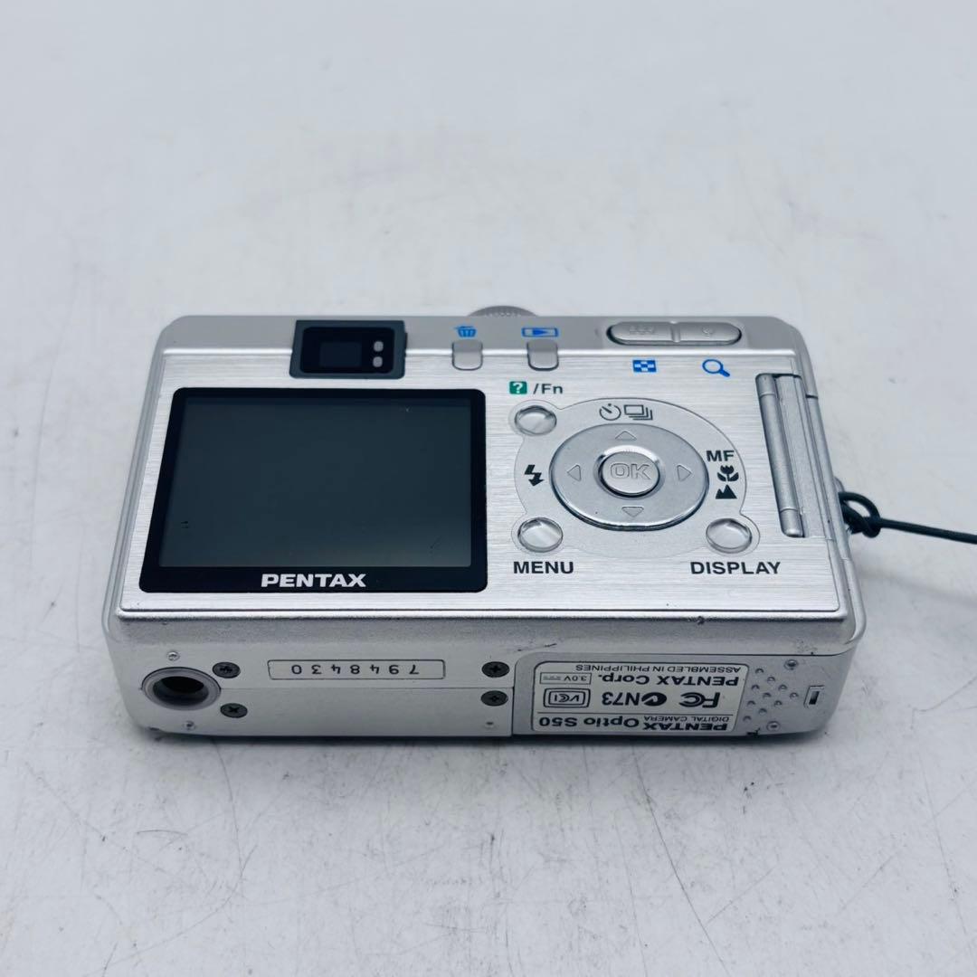 【美品動作確認済み】PENTAX Optio S50 単三電池