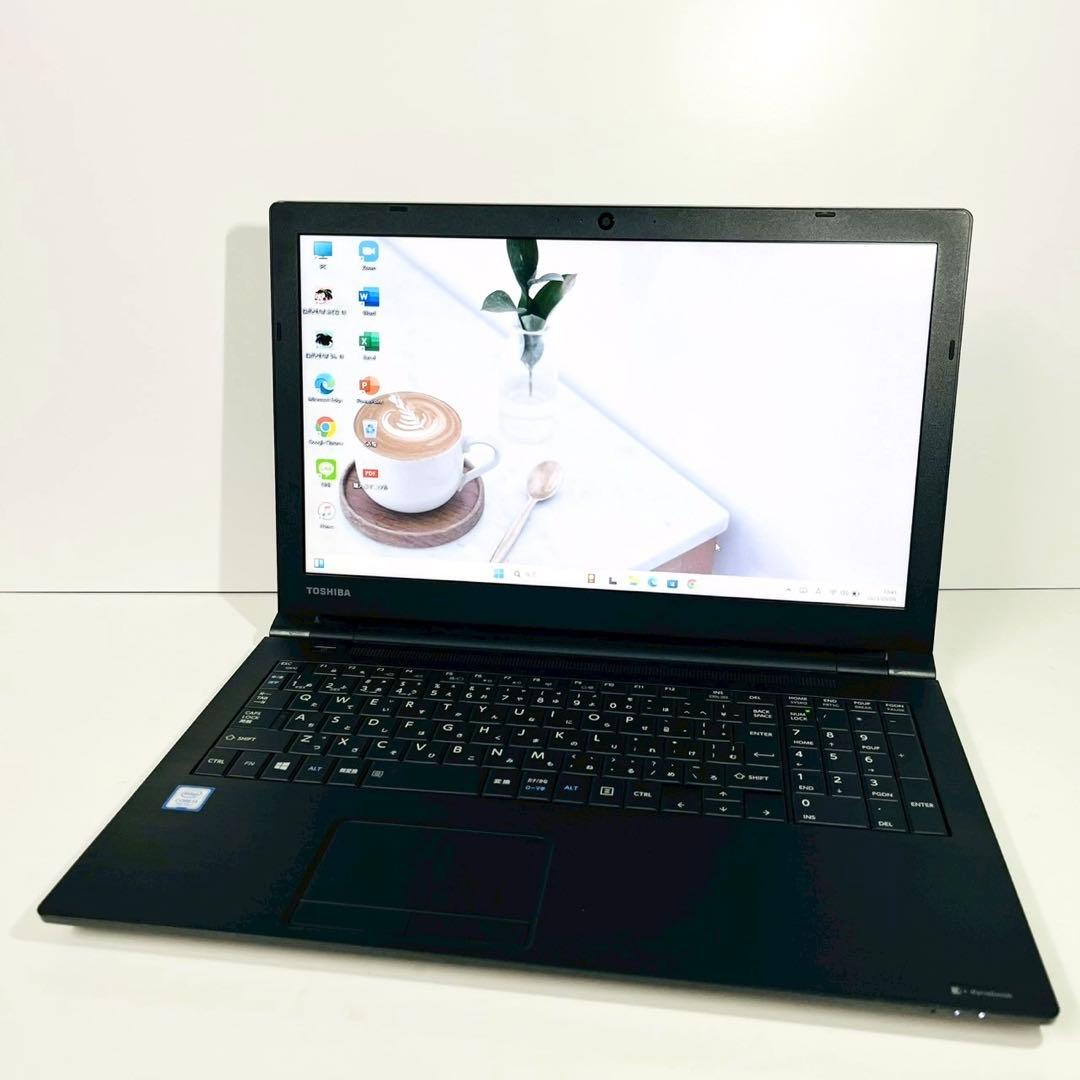 美品✨薄型 Windows11 ノートパソコン SSD オフィス カメラ 東芝