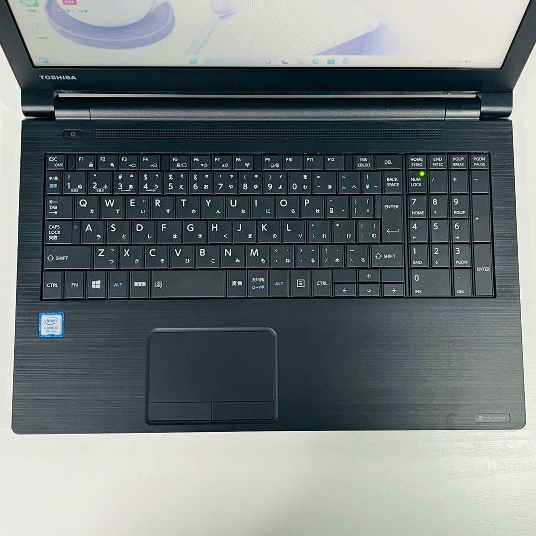 美品✨薄型 Windows11 ノートパソコン SSD オフィス カメラ 東芝