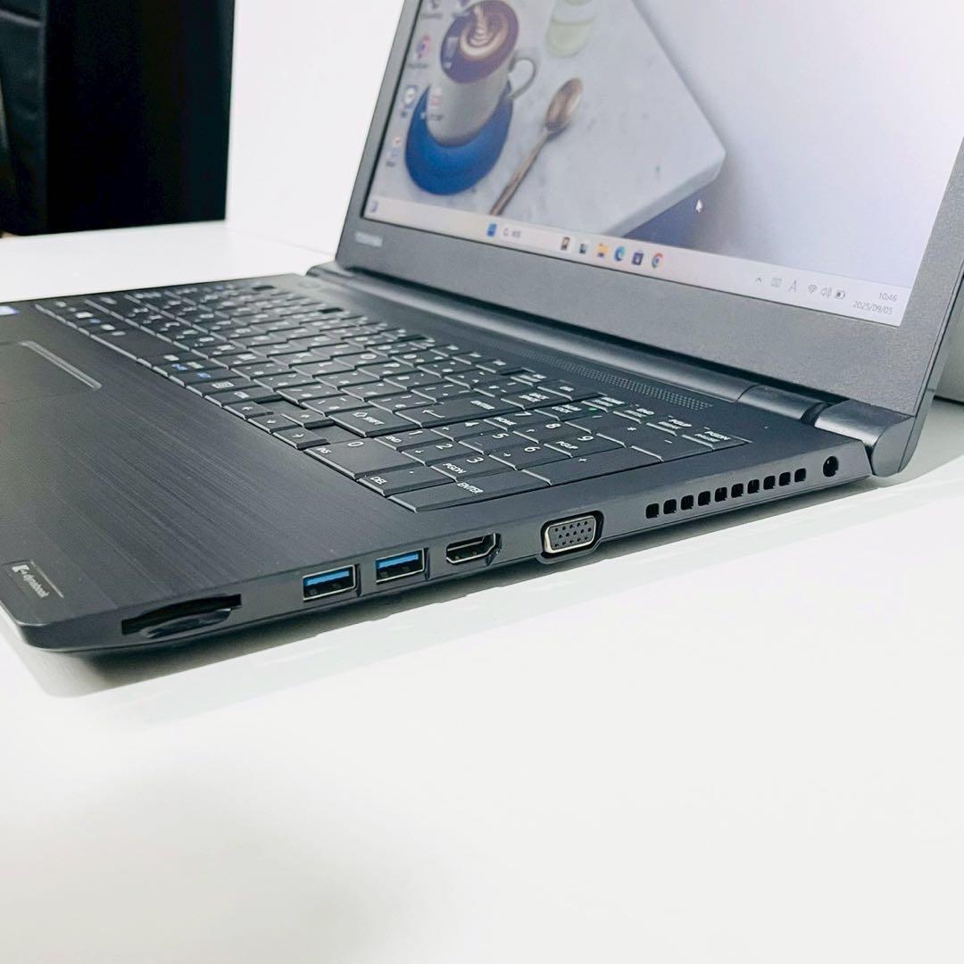 美品✨薄型 Windows11 ノートパソコン SSD オフィス カメラ 東芝