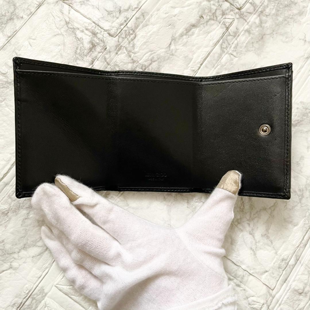 未使用級✨ジミーチュウ 三つ折り財布 スタッズ コンパクトウォレット　レア