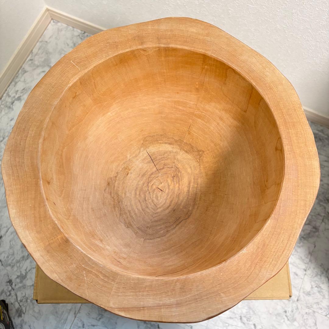 一度のみの使用✨臼・杵セット　ミニうす　一升用　木製　天然木　餅つき