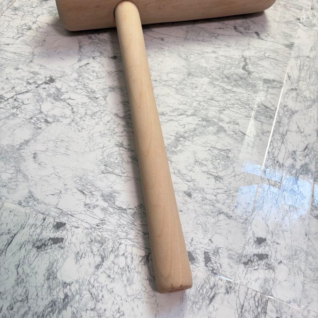 一度のみの使用✨臼・杵セット　ミニうす　一升用　木製　天然木　餅つき