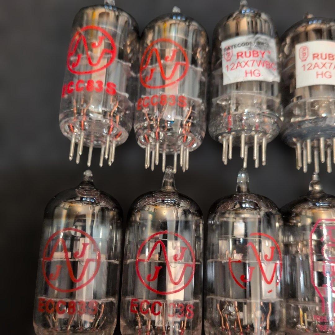ジャンク真空管セット 12AX7 ECC83