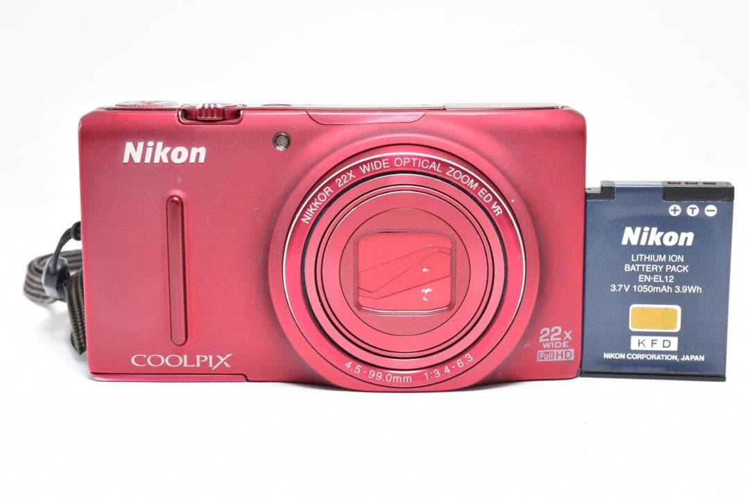 Nikon COOLPIX S9500 赤色 22倍光学ズーム