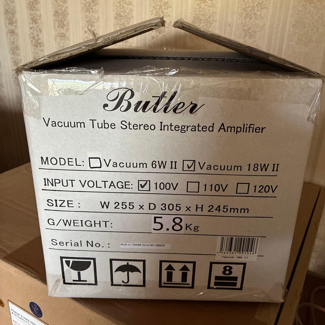 【完動品】Butler Vacuum 18W II ハイブリッドプリメインアンプ