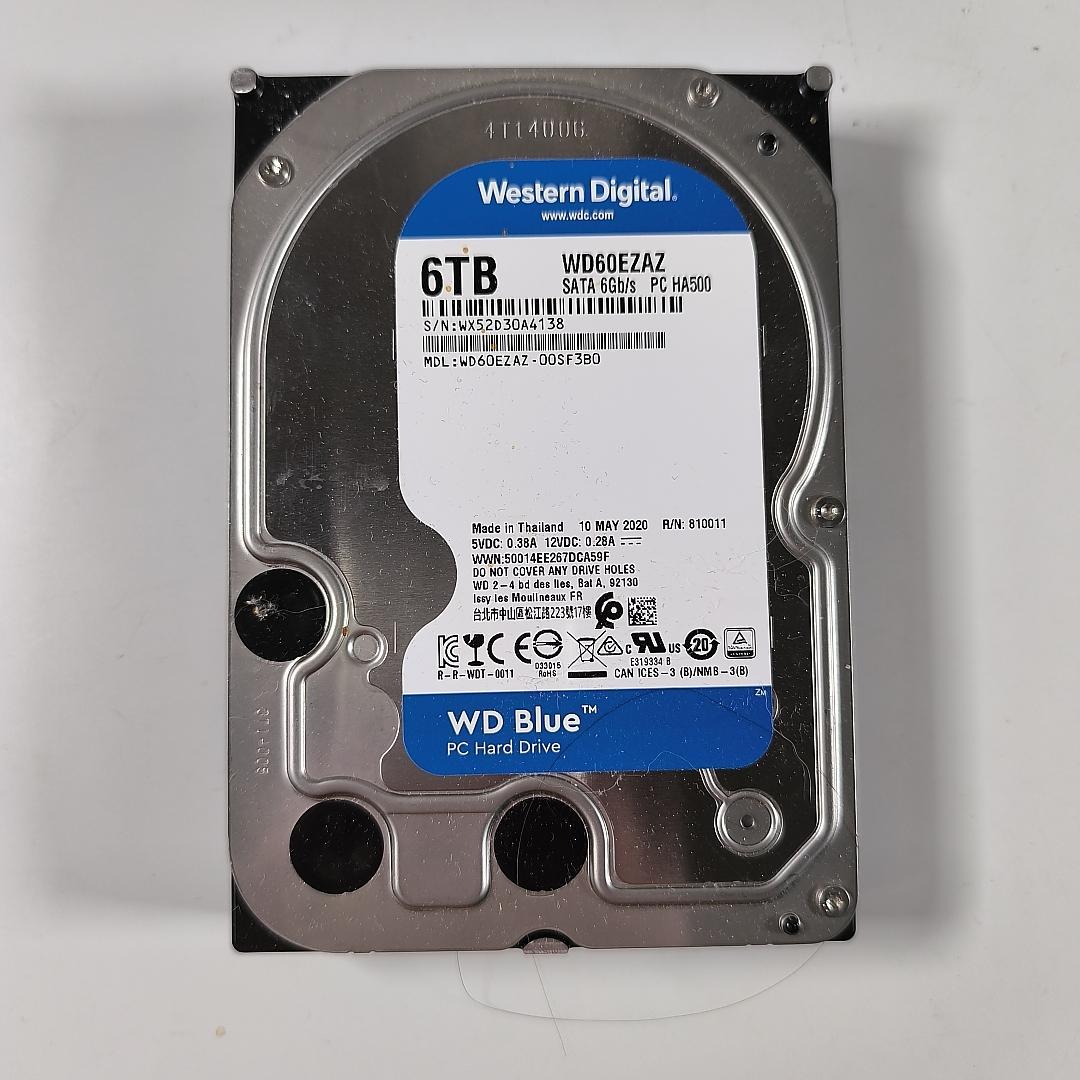 WD Blue 6TB 内蔵型ハードディスクドライブ WD60EZAZ HDD