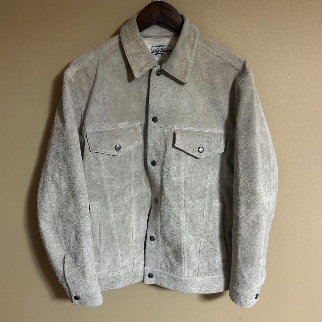 ジャケット・アウター wacko maria SUEDE LEATHER TRUCKERJACKET