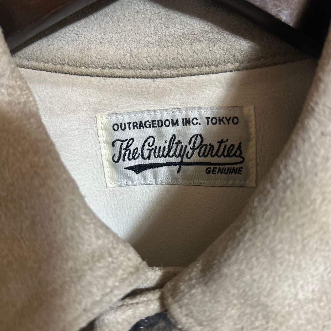 ジャケット・アウター wacko maria SUEDE LEATHER TRUCKERJACKET