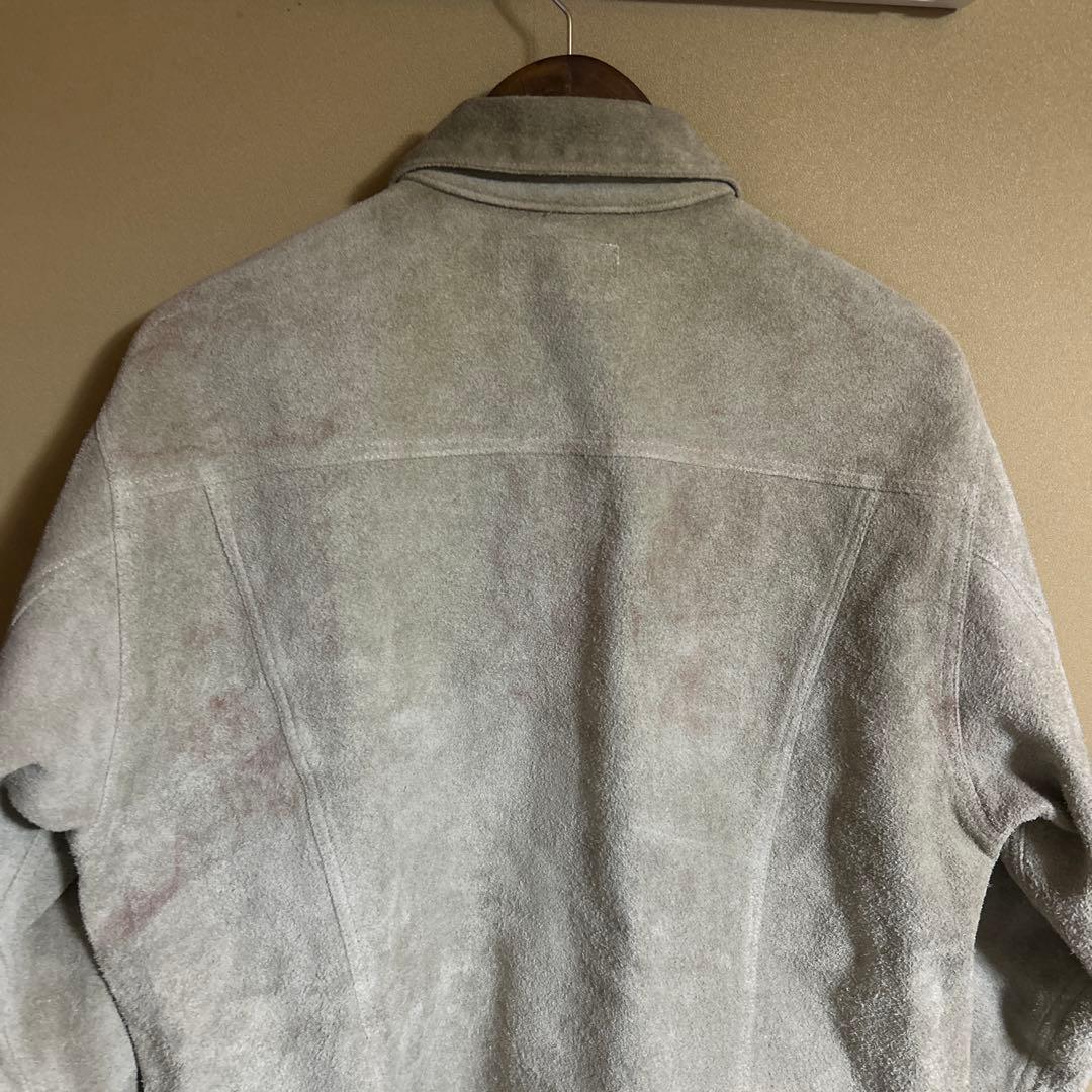 ジャケット・アウター wacko maria SUEDE LEATHER TRUCKERJACKET