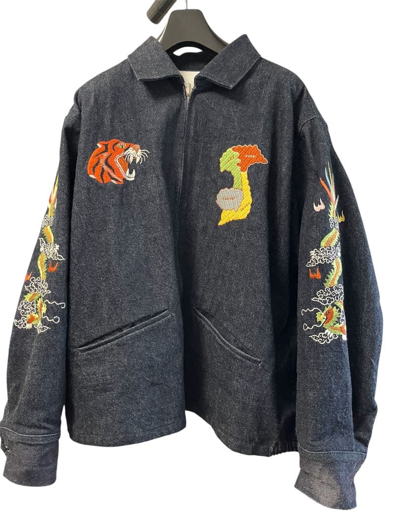 TWO FACE FUKUOKA 限定 インディゴデニムベトジャン XL