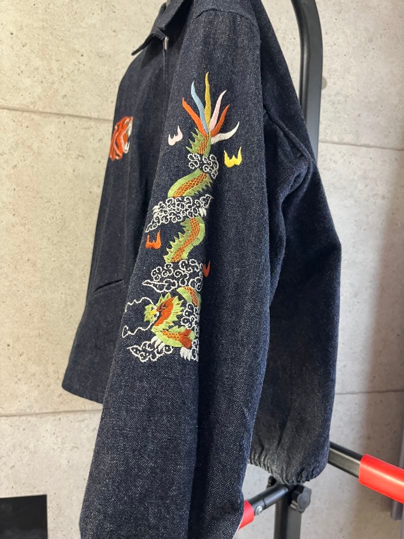 TWO FACE FUKUOKA 限定 インディゴデニムベトジャン XL