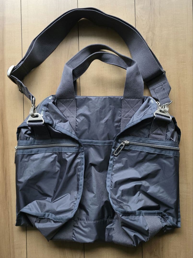 レスポ新品 ESSENTIAL MEDIUM DUFFLEシャドウグレーC