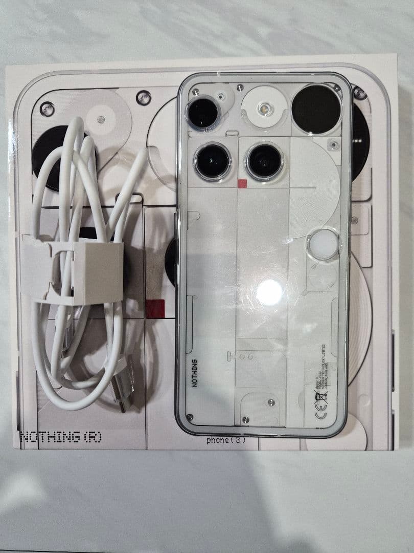 Nothing Phone (3) ホワイト　256ギガ