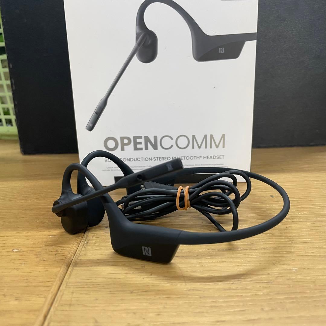 動作品 Aftershokz Opencomm 骨伝導イヤホン ASC100