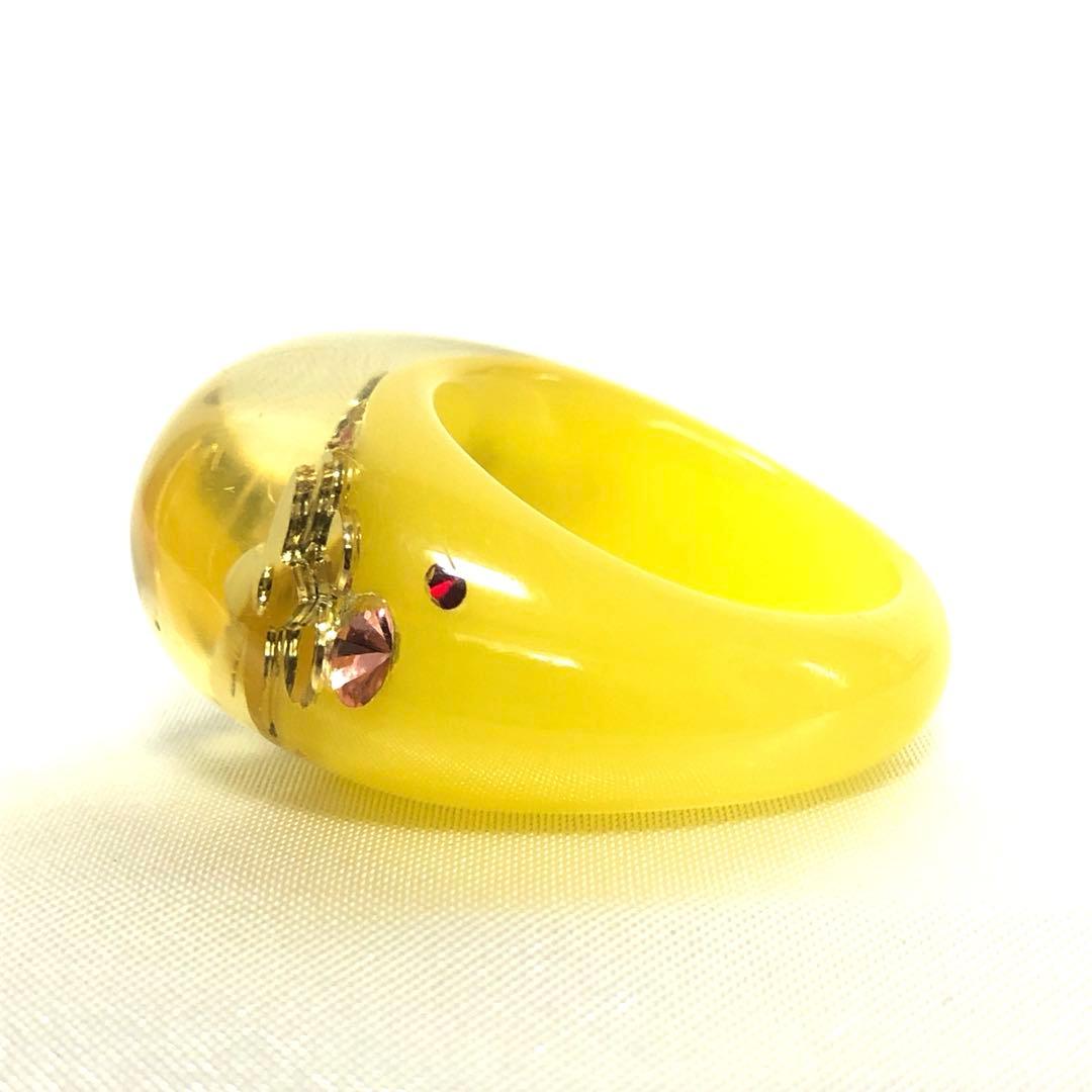 ルイヴィトン　リング　バーグ　アンクリュージョン　モノグラム　イエロー