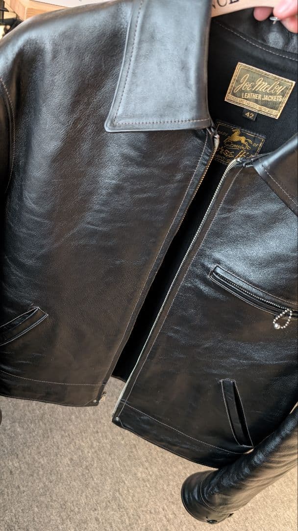 値下中【42サイズ】マッコイズホースハイド革ジャン SPORTS JACKET