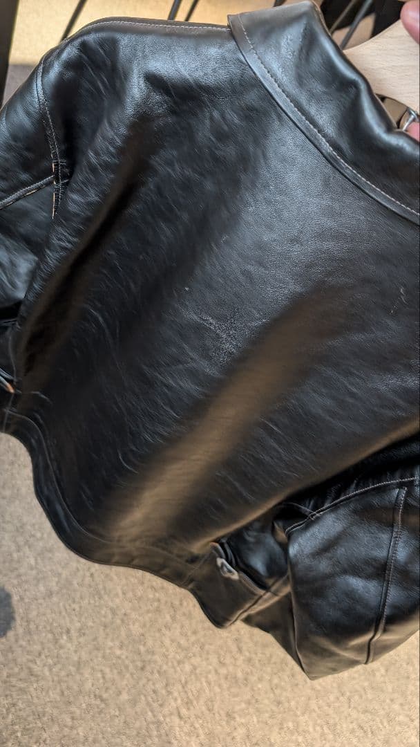 値下中【42サイズ】マッコイズホースハイド革ジャン SPORTS JACKET