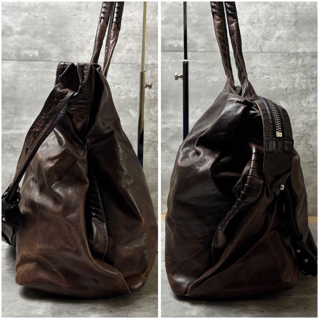 希少✨コーネリアンタウラス トートバッグ ショルダーバッグ 馬革 ホースレザー