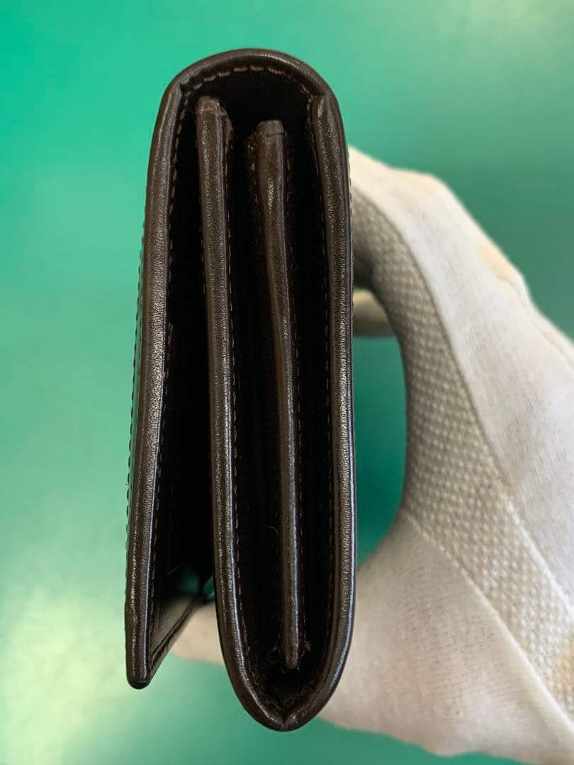 美品 正規品 FENDI フェンディ ズッカ柄 長財布 財布 FFロゴ ブラウン