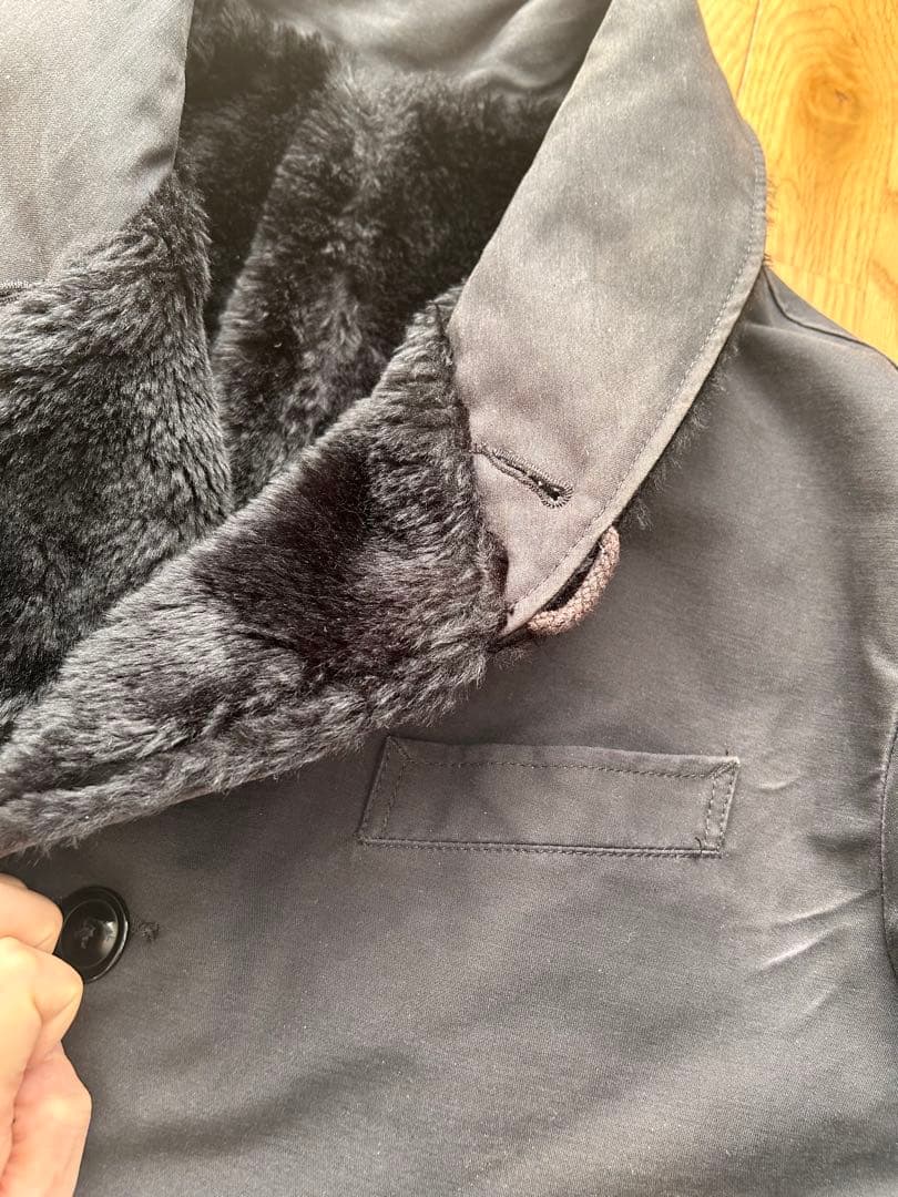 ★寒波Sale★Engineered Garments リバーシブルコート 黒