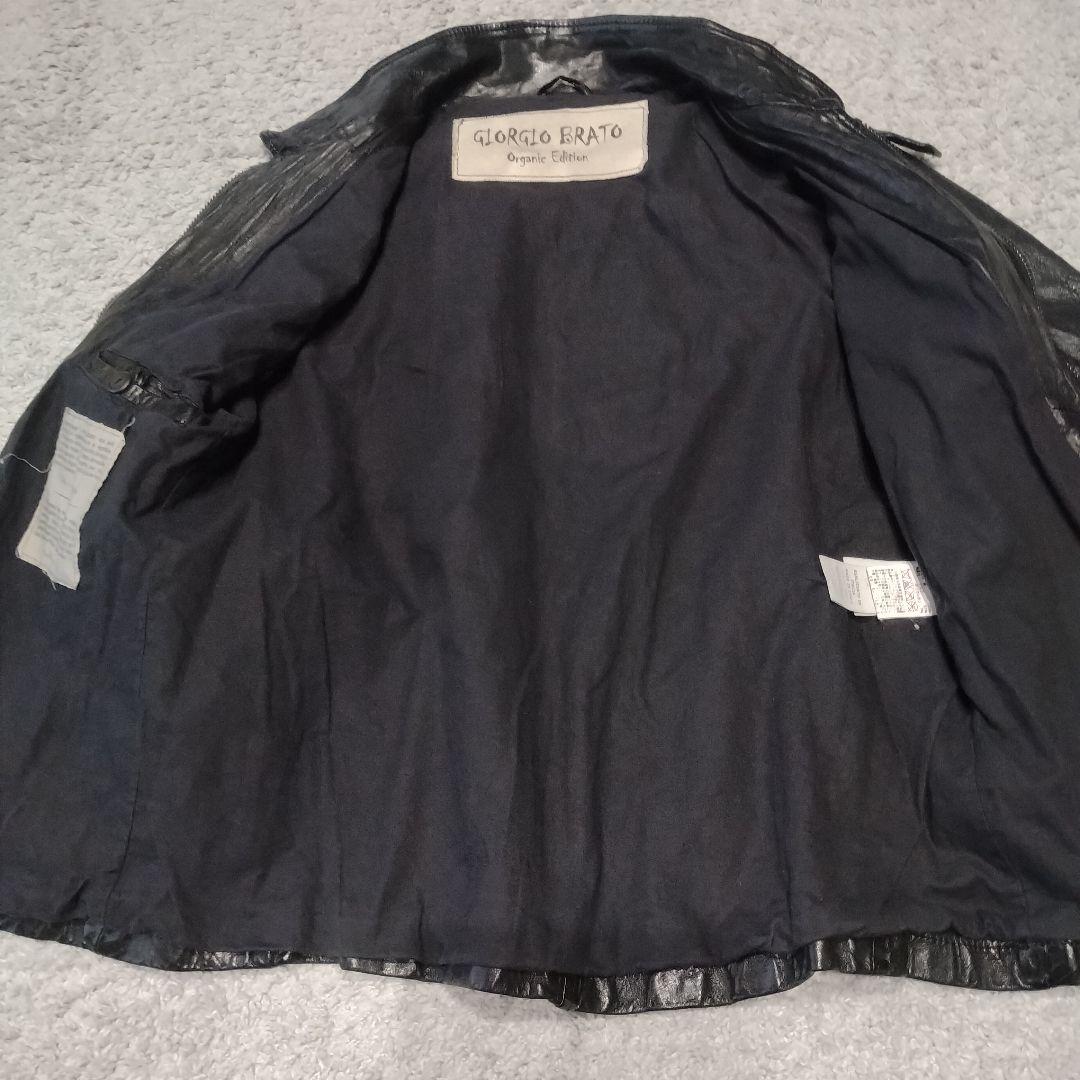 Giorgio Brato ジョルジオブラット 羊革 ラムレザー ジャケット