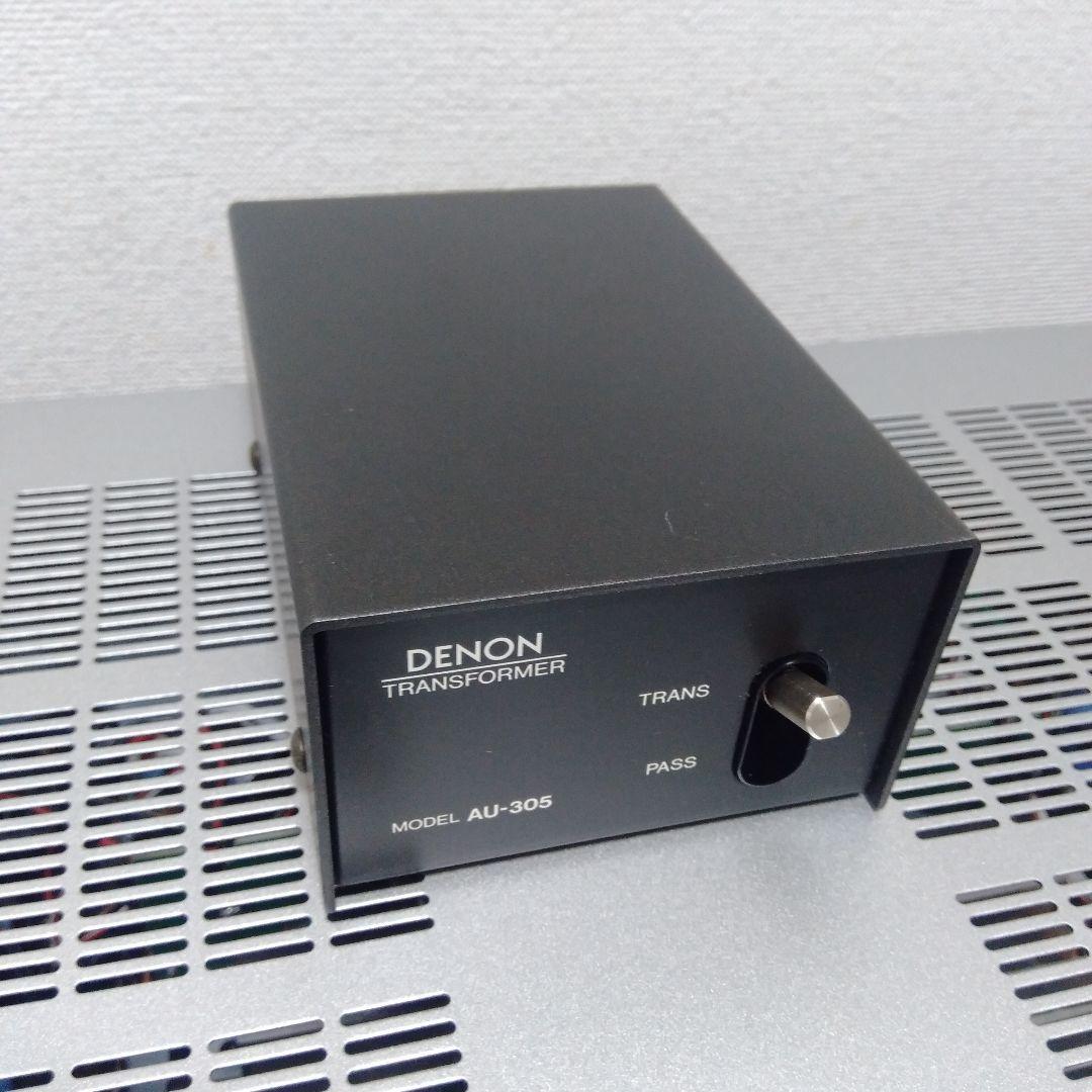 デノン MC(DL-103等)カートリッジ用 昇圧トランス AU-305 良品